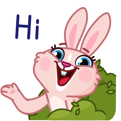 👋 Стикер «Mia Bunny» для Telegram