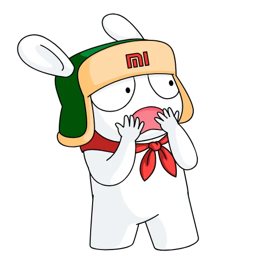 😱 Стикер «Mi Bunny» для Telegram
