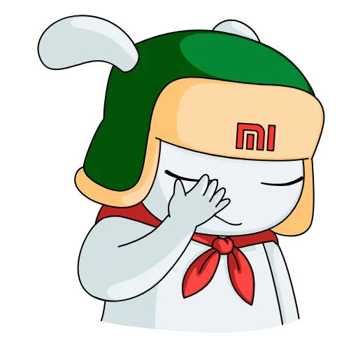 🤦‍♂️ Стикер «Mi Bunny» для Telegram