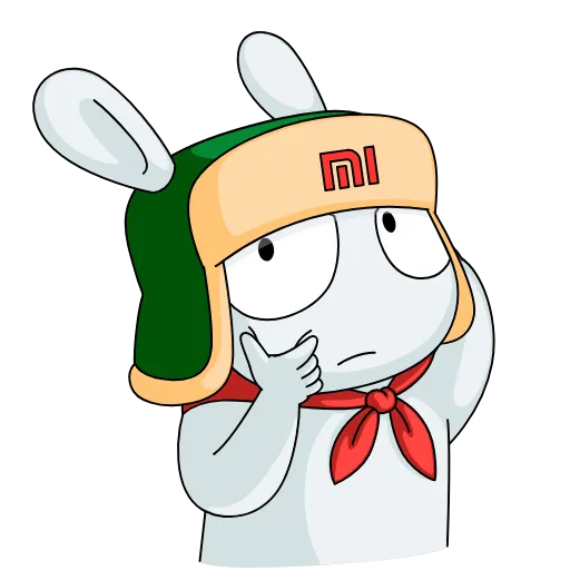 🤔 Стикер «Mi Bunny» для Telegram