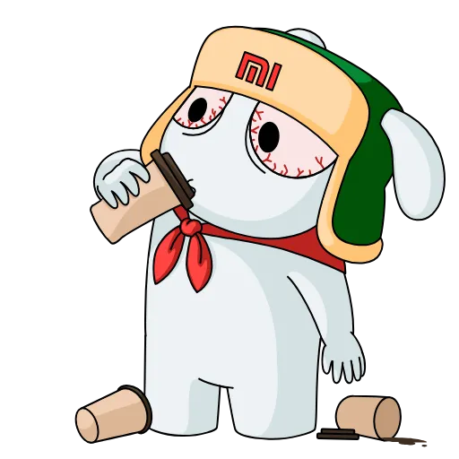☕️ Стикер «Mi Bunny» для Telegram