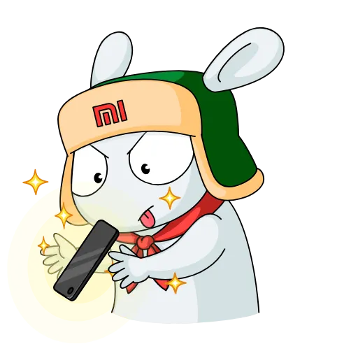 📱 Стикер «Mi Bunny» для Telegram