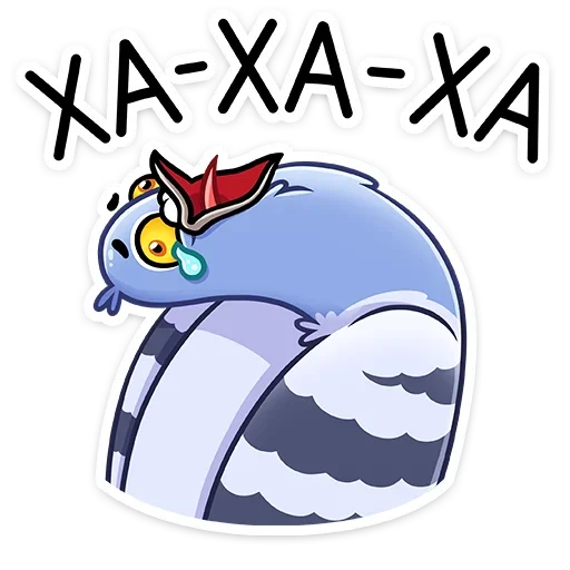 😂 Стикер «Голубка Вайолет» для Telegram