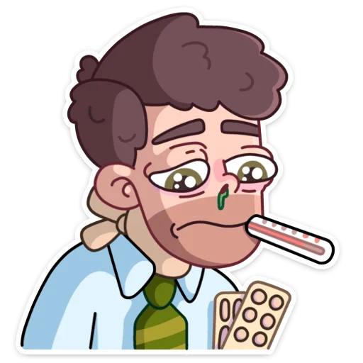 🤵 Стикер «Майкл покажет вам, что на работе можно не только скучать&;» для Telegram