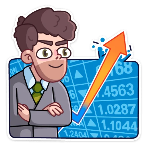 🤵 Стикер «Майкл покажет вам, что на работе можно не только скучать&;» для Telegram