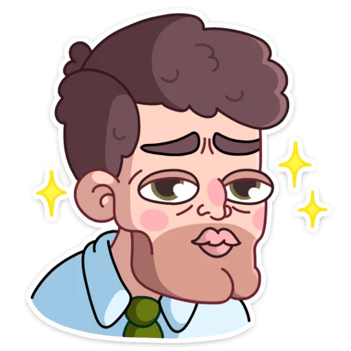 🤵 Стикер «Майкл покажет вам, что на работе можно не только скучать&;» для Telegram