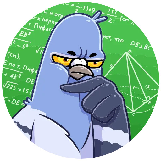 🤔 Эмодзи «Голубь Михаил» для Telegram