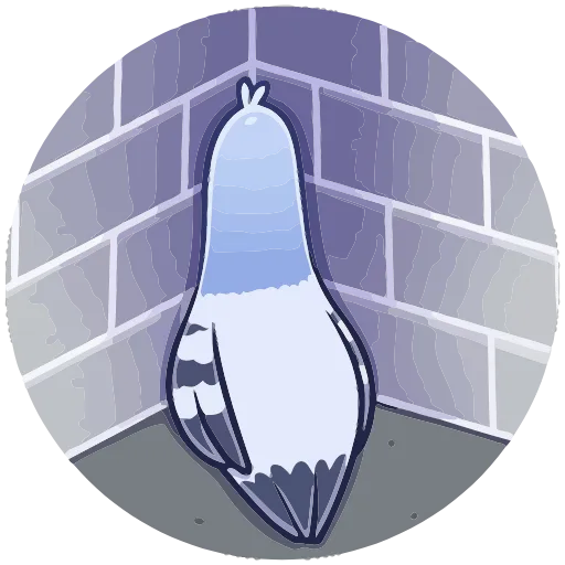 😫 Эмодзи «Голубь Михаил» для Telegram