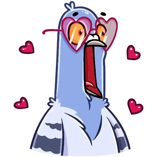 😍 Эмодзи «Голубь Михаил» для Telegram