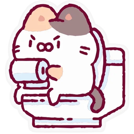 🚽 Эмодзи «Набор эмоджи с Мичу из ВК в качестве» для Telegram