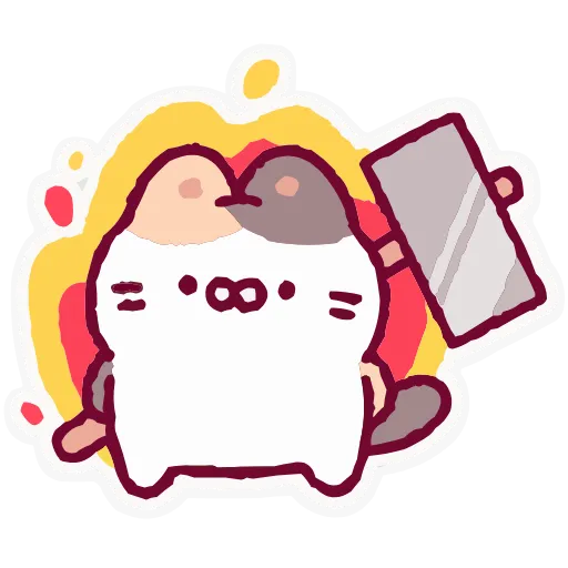 🪧 Эмодзи «Набор эмоджи с Мичу из ВК в качестве» для Telegram