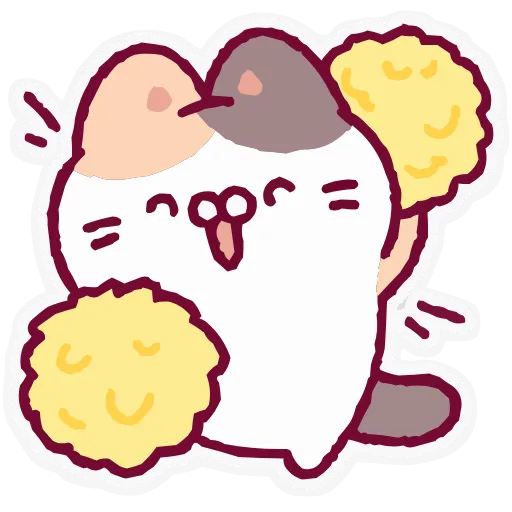 🥳 Эмодзи «Набор эмоджи с Мичу из ВК в качестве» для Telegram