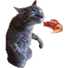🍗 Эмодзи «Микрокотики (Microcats)» для Telegram