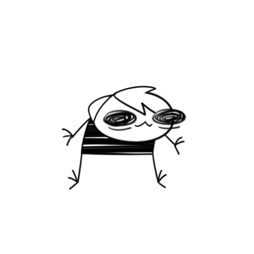 😋 Стикер «Микроножковый» для Telegram