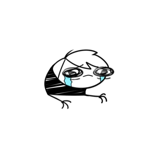 😭 Стикер «Микроножковый» для Telegram
