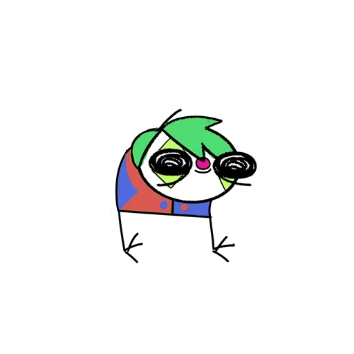 🤡 Стикер «Микроножковый» для Telegram