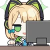 😈 Эмодзи «Midori Blue Archive» для Telegram