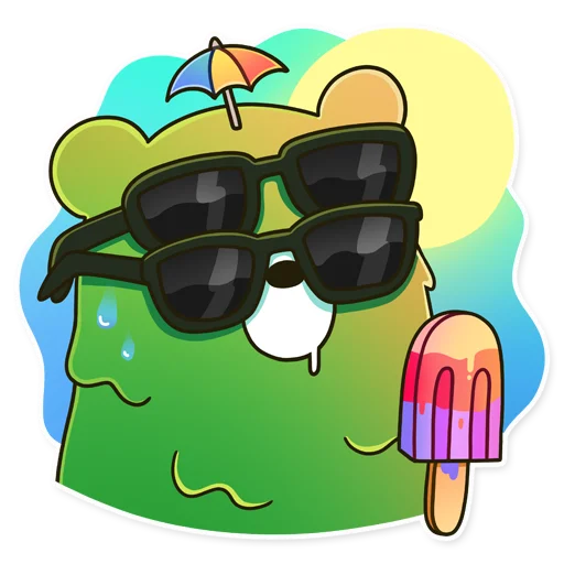🌞 Стикер «Midori» для Telegram