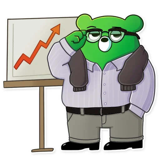 🤓 Стикер «Midori» для Telegram