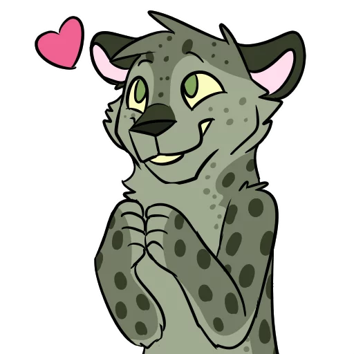 😍 Стикер «Midori Leopard» для Telegram
