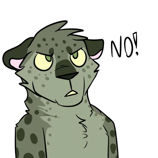 👎 Стикер «Midori Leopard» для Telegram