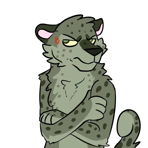 😤 Стикер «Midori Leopard» для Telegram