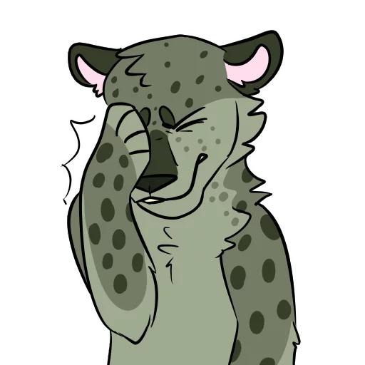 🙀 Стикер «Midori Leopard» для Telegram