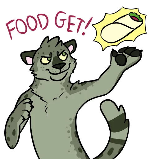 🌯 Стикер «Midori Leopard» для Telegram
