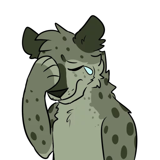 😢 Стикер «Midori Leopard» для Telegram