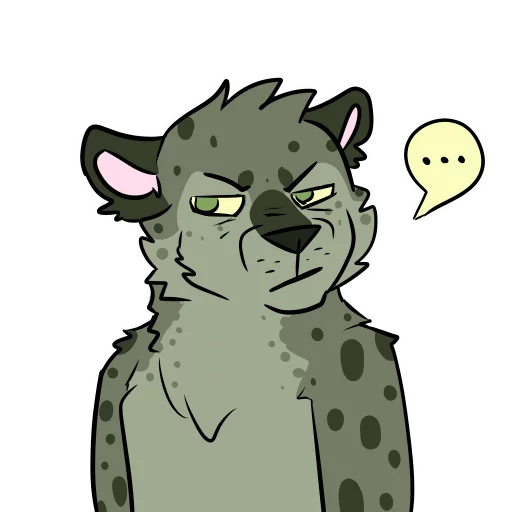 😒 Стикер «Midori Leopard» для Telegram