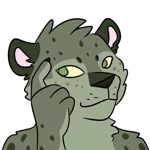 😌 Стикер «Midori Leopard» для Telegram