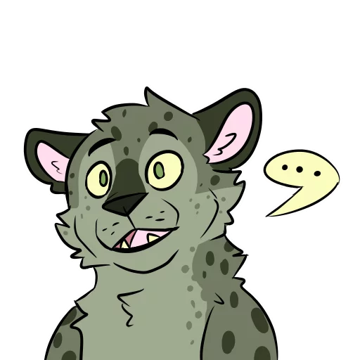 😐 Стикер «Midori Leopard» для Telegram
