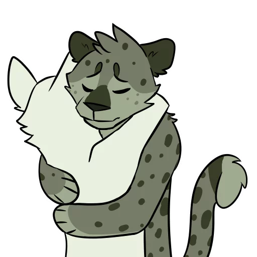 😔 Стикер «Midori Leopard» для Telegram