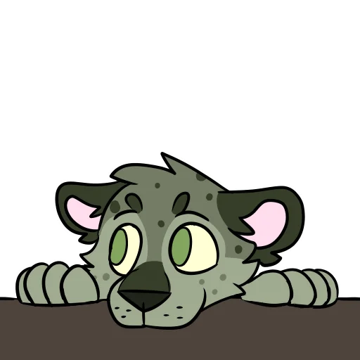 👀 Стикер «Midori Leopard» для Telegram