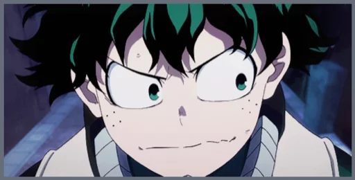 🤔 Стикер «Midoriya Izuku» для Telegram