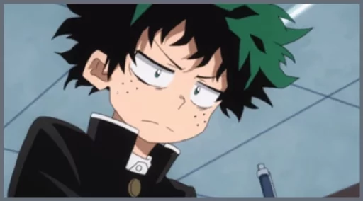 ✍️ Стикер «Midoriya Izuku» для Telegram