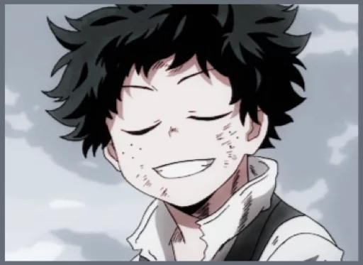 😁 Стикер «Midoriya Izuku» для Telegram