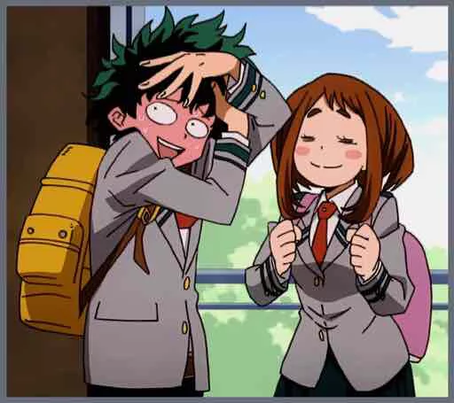 ☺️ Стикер «Midoriya Izuku» для Telegram
