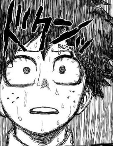 😰 Стикер «Midoriya Izuku» для Telegram
