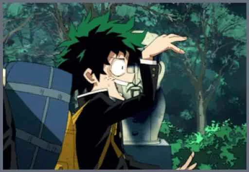 🙃 Стикер «Midoriya Izuku» для Telegram