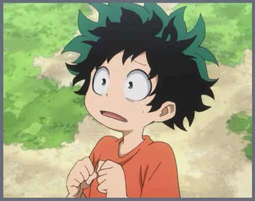 😳 Стикер «Midoriya Izuku» для Telegram