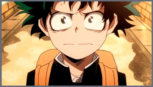 ☹️ Стикер «Midoriya Izuku» для Telegram