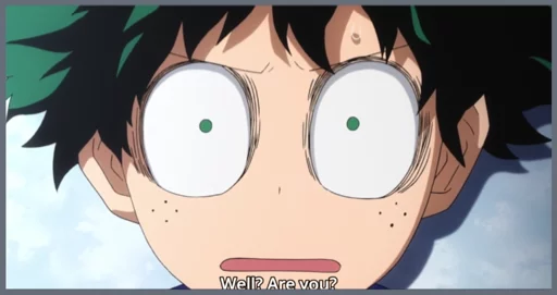 😳 Стикер «Midoriya Izuku» для Telegram