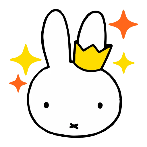 👑 Эмодзи «🐰Miffy bunny» для Telegram