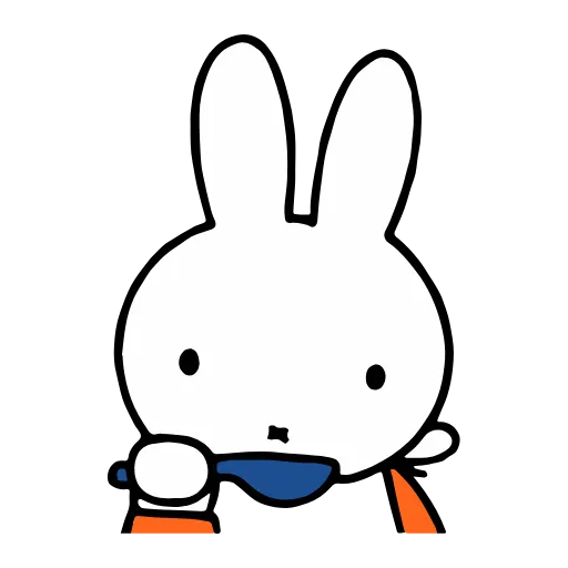 🥄 Эмодзи «🐰Miffy bunny» для Telegram