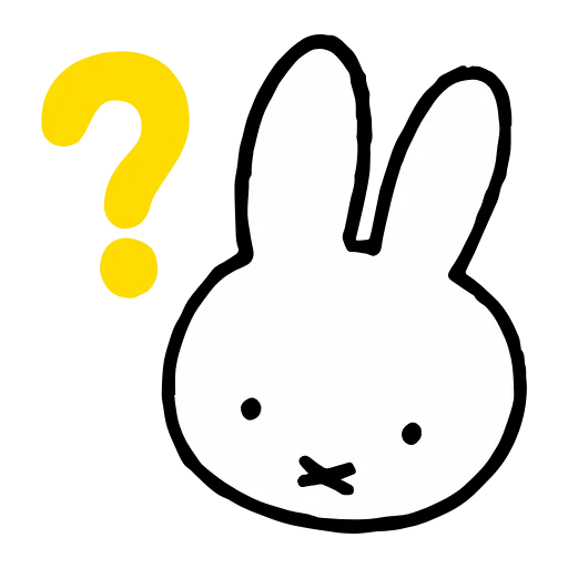 ❓ Стикер «miffy» для Telegram