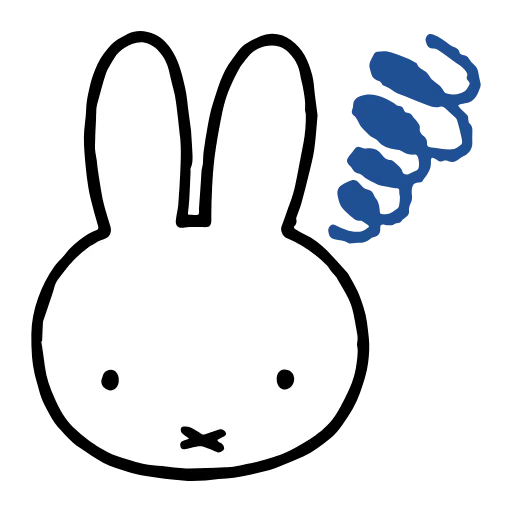 😵‍💫 Стикер «miffy» для Telegram