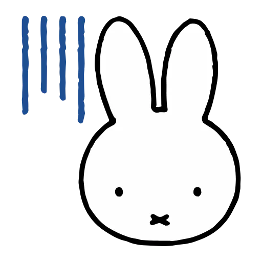 😰 Стикер «miffy» для Telegram