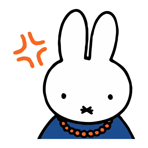 💢 Стикер «miffy» для Telegram