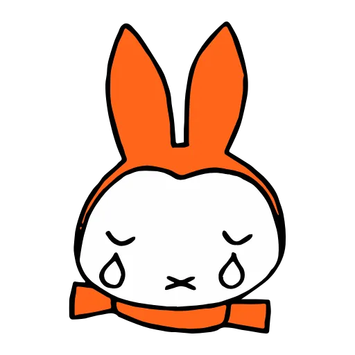 😭 Стикер «miffy» для Telegram